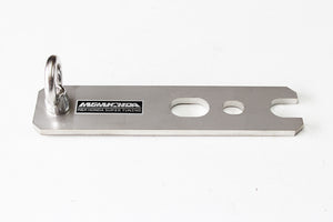 M&M HONDA STAINLESS STEEL 4-POINT SEAT BELT BRACKET (1 PIECE) FOR HONDA CIVIC FK8 01710-FK8-M001