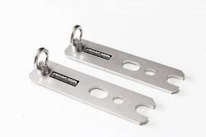 M&M HONDA STAINLESS STEEL 4-POINT SEAT BELT BRACKET (1 PIECE) FOR HONDA CIVIC FK8 01710-FK8-M001