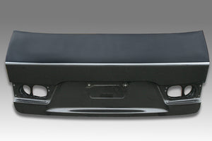 M&M HONDA PLAIN WEAVE CARBON FRP TRUNK LID TYPE 2 FOR ACCORD CL7 CL9 01002-CL7-M002