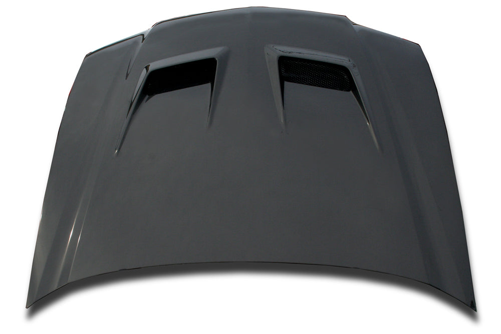 M&M HONDA PLAIN WEAVE CARBON BONNET WITH DUCT ALL CARBON TYPE S1 FOR ACCORD CL7 CL9 01100-CL7-S001