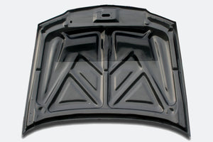 M&M HONDA PLAIN WEAVE CARBON BONNET WITH DUCT ALL CARBON TYPE S1 FOR ACCORD CL7 CL9 01100-CL7-S001