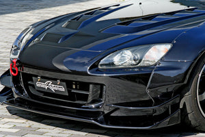 M&M HONDA INNER PROTECTOR FOR TYPE T WITH CARBON BONNET DUCT FOR S2000 AP1 AP2 01100-AP1-TP