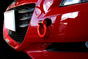 M&M HONDA FRONT FOLDABLE TOW HOOK RED FOR CR-Z ZF1 ZF2 01713-ZF1-M001-R