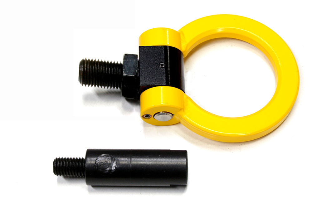 M&M HONDA FRONT FOLDABLE TOW HOOK YELLOW FOR S2000 AP1 KOUKI AP2 01713-AP2-M001-Y