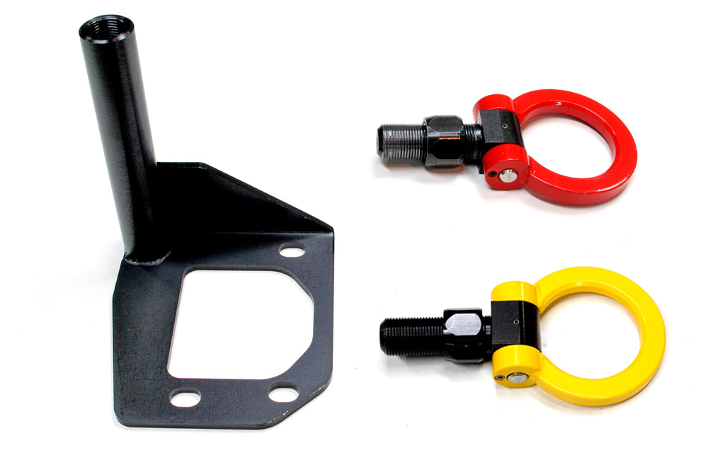 M&M HONDA REAR RETRACTABLE TOW HOOK YELLOW FOR CIVIC FD2 01713-FD2-M002-Y