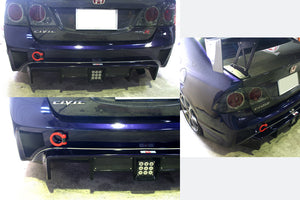 M&M HONDA REAR RETRACTABLE TOW HOOK YELLOW FOR CIVIC FD2 01713-FD2-M002-Y