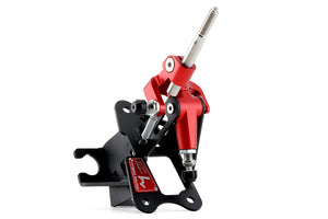 M&M HONDA SHORT SHIFTER ASSEMBLY RED COLOR HYBRID RACING FOR CIVIC FD2 Mugen RR 00111-FD2-HR01R