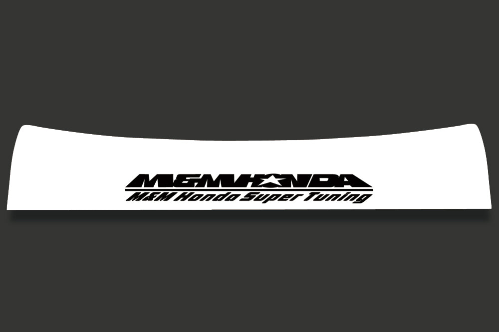 M&M HONDA STICKER TYPE FD W WHITE FOR CIVIC EP3 01504-RGO-FD-EP3-W