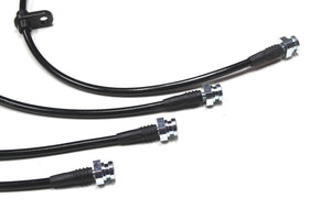 M&M HONDA BLACK STAINLESS BRAKE LINE FITTING STEEL TYPE 1 FOR CIVIC EP3 00601-EP3-M001