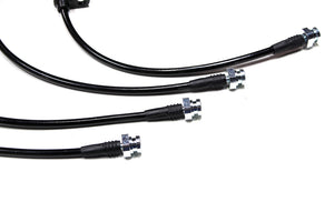 M&M HONDA BLACK STAINLESS BRAKE LINE FITTING STEEL TYPE 1 FOR CIVIC EP3 00601-EP3-M001