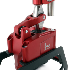 M&M HONDA SHORT SHIFTER ASSEMBLY RED COLOR HYBRID RACING FOR ACCORD CL7 00111-CL7-HR01R