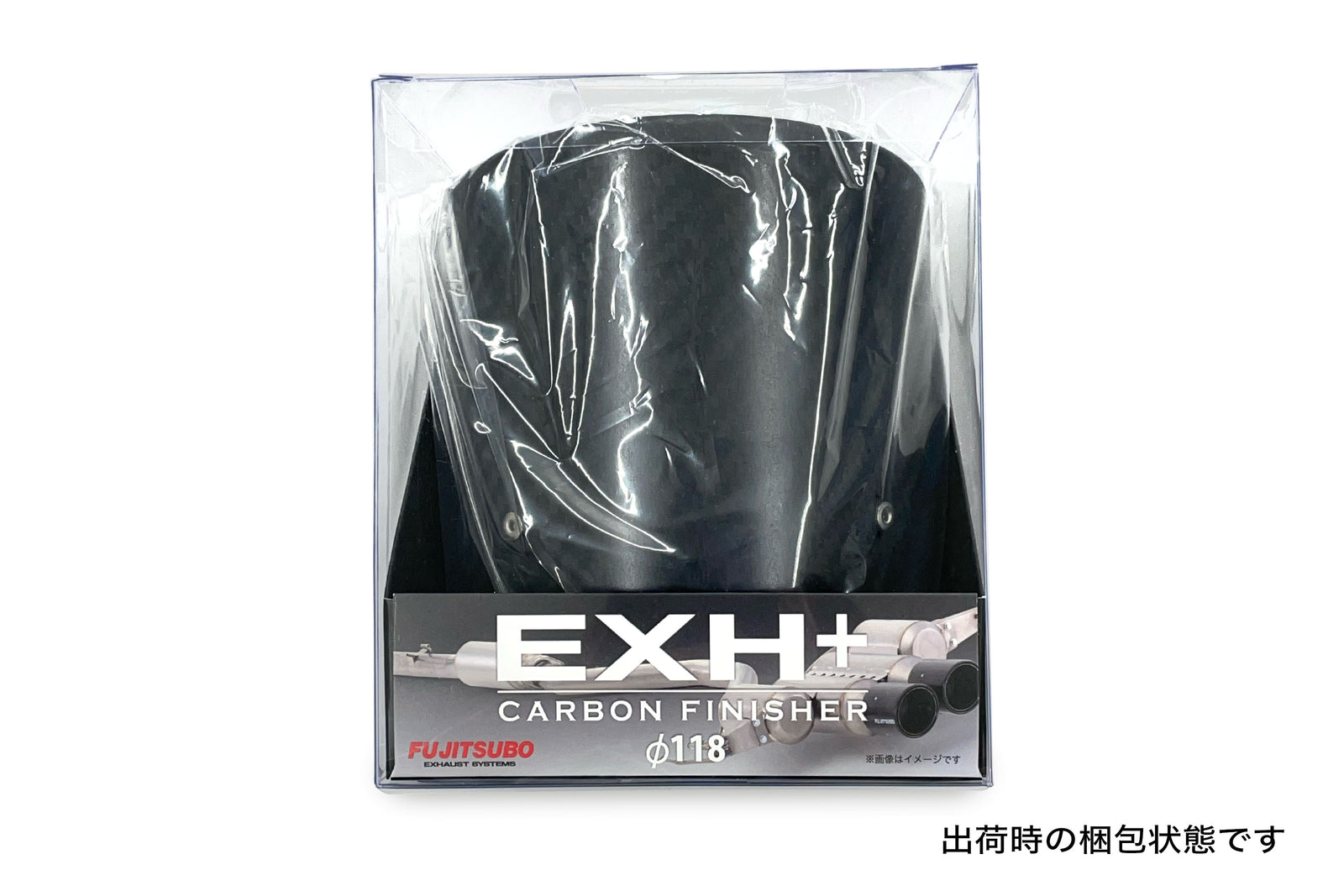 FUJITSUBO EXH+ CARBON EXHAUST FINISHER φ118 FOR  109-00118