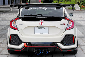 M&M HONDA CARBON GT WING TYPE WC01J VEHICLE INSPECTION COMPATIBLE FOR CIVIC FK8 00900-FK8-WC01J