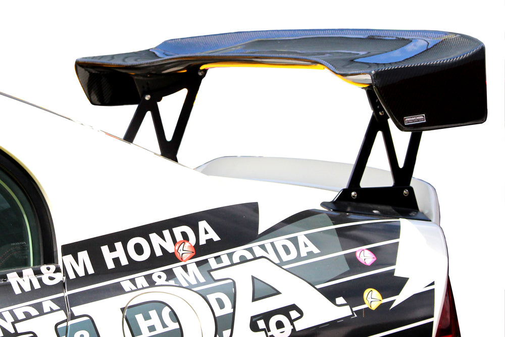 M&M HONDA CARBON GT WING TYPE MRBJ 1430MM WITH BOLT-ON BRACKET FOR