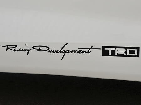 TRD TRD STICKER BLACK BIG GOODS  08231-SP170