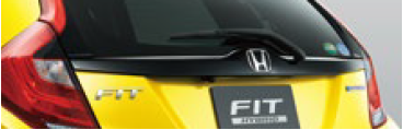 HONDA REAR LICENSE GARNISH (BLACK) FOR HONDA FIT GK3 GK4 GK5 GK6 GP5 GP6 08B77-T5A-A00B