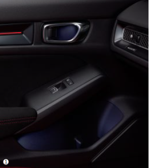 HONDA INNER DOOR HANDLE & DOOR POCKET ILLUMINATION LED WHITE ILLUMINATION FOR HONDA CIVIC FL1 08E20-T43-001