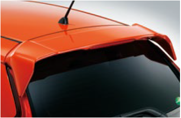 HONDA TAILGATE SPOILER SHINING GRAY METALLIC NH-880M FOR HONDA FIT GK3 GK4 GK5 GK6 GP5 GP6 08F02-T5A-0K0