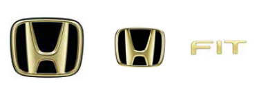 HONDA GOLD EMBLEM FOR HONDA FIT GR1 GR2 GR3 GR4 GR5 GR6 GR7 GR8 GS 08F20-TZA-000B