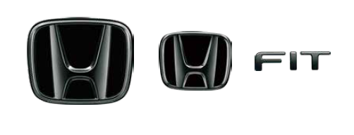 HONDA BLACK EMBLEM FOR HONDA FIT GR1 GR2 GR3 GR4 GR5 GR6 GR7 GR8 GS 08F20-TZA-000C