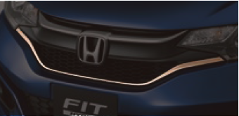 HONDA FRONT GRILL MOLDING (PINK GOLD TONE PAINT) FOR HONDA FIT GK3 GK4 GK5 GK6 GP5 GP6 08F21-T5A-000G