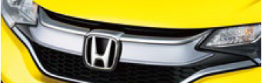 HONDA FRONT GRILL COVER PLATINUM WHITE PEARL NH-883P FOR HONDA FIT GK3 GK4 GK5 GK6 GP5 GP6 08F21-T5A-0C0F