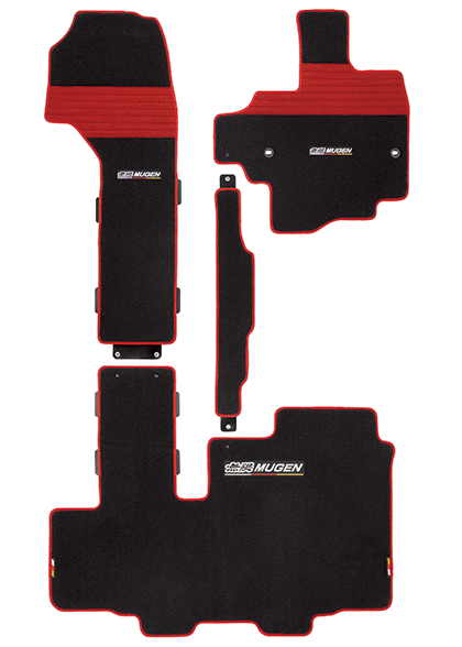 MUGEN Sports Mat Black-Red  For N-BOX JF3 JF4 08P15-XNH-K1S0-RD