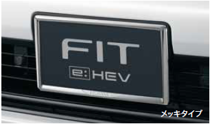 HONDA LICENSE FRAME FRONT (PLATING TYPE) FOR HONDA FIT GR1 GR2 GR3 GR4 GR5 GR6 GR7 GR8 GS 08P25-PD1-001A