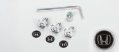 HONDA LICENSE PLATE LOCK BOLT (WITH LOGO STICKER) FOR LICENSE FRAME EQUIPPED VEHICLES FOR HONDA CIVIC TYPE R FL5 08P25-PS5-000G