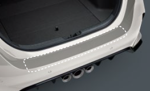 HONDA REAR BUMPER PROTECTION FILM FOR HONDA CIVIC TYPE R FL5 08P48-T60-000A