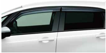 HONDA DOOR VISOR FOR HONDA FIT GR1 GR2 GR3 GR4 GR5 GR6 GR7 GR8 GS 08R04-TZA-000