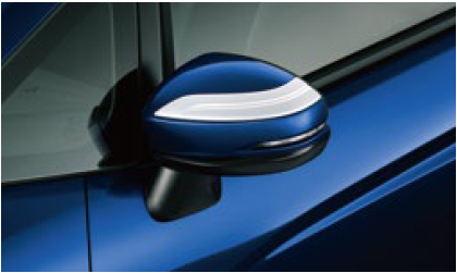 HONDA DOOR MIRROR GARNISH (LEFT AND RIGHT SET) FOR HONDA FIT GK3 GK4 GK5 GK6 GP5 GP6 08R06-T5A-000A