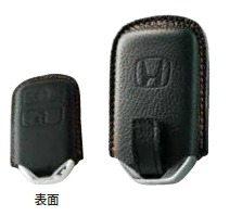 HONDA KEY COVER BLACK X BROWN STITCH FOR HONDA FIT GR1 GR2 GR3 GR4 GR5 GR6 GR7 GR8 GS 08U08-T5A-010