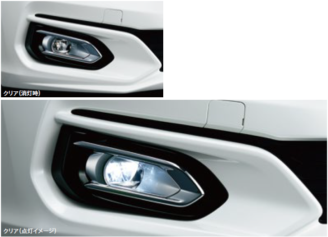 HONDA LED FOG LIGHT (LEFT AND RIGHT SET) CLEAR FOR HONDA FIT GK3 GK4 GK5 GK6 GP5 GP6  08V31-T5A-D00