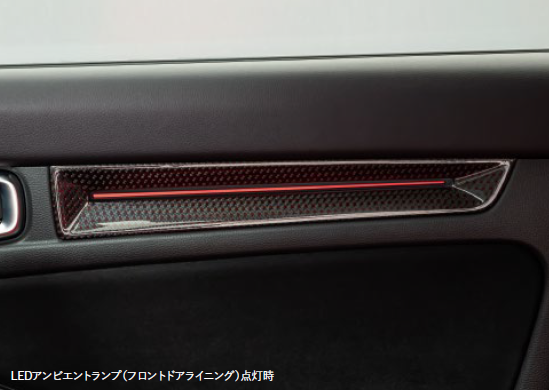 HONDA INTERIOR PANEL (CARBON) DOOR PANEL PART FOR HONDA CIVIC TYPE R FL5 08Z03-T60-000