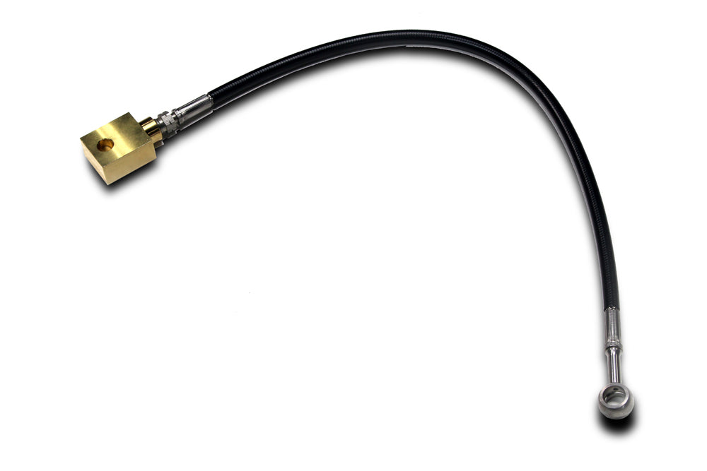 M&M HONDA STAINLESS MESH CLUTCH LINE FITTING STEEL FOR S2000 AP2 130 00105-F22-M001-6MT