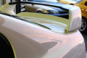 M&M HONDA AERO DUCKTAIL ALL FRP TRUNK LID TYPE 3 NO WING HOLE FOR CIVIC FD2 Mugen RR 01002-FD2-M003