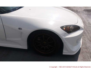 FEEL'S HONDA TWINCAM FRONT WIDE FENDER FRP FOR HONDA S2000 AP2 Feels-00930