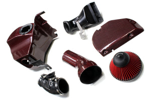M&M HONDA INTAKE SYSTEM KIT RED CARBON KEVLAR EVENTURI FOR CIVIC FK8 00405-FK8-M001-RED