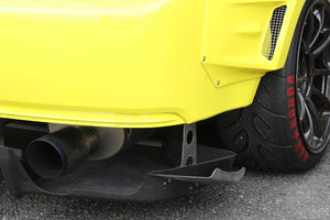 M&M HONDA DIFFUSER CANARD CARBON TYPE FOR INTEGRA DC5 01000-DC5-M004