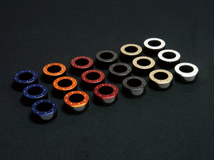 REVOLUTION DRY CARBON AIR CONDITIONER DIAL ORANGE FOR TOYOTA 86 SUBARU BRZ ZN6 ZC6 RZN6-DAD-ORANGE