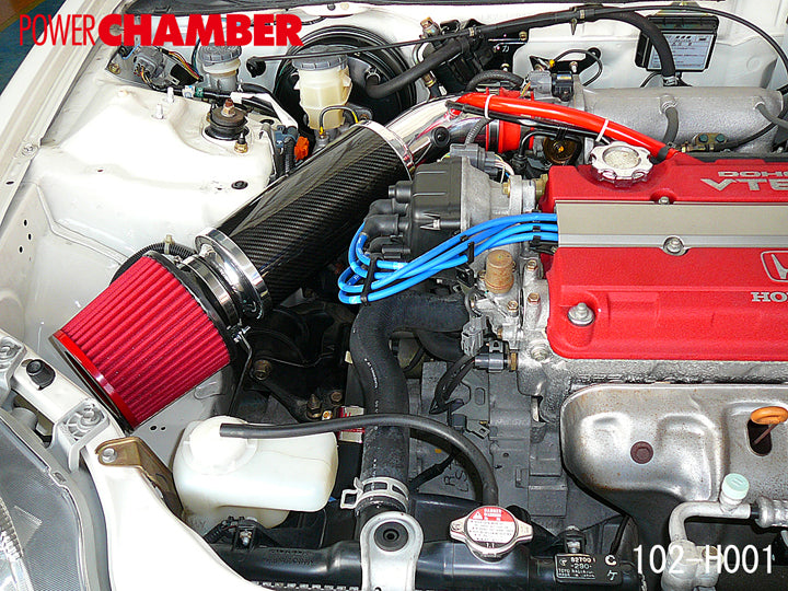 ZERO1000 POWER CHAMBER T-2 RED For HONDA CR-X DEL SOL EG1 102-H001 