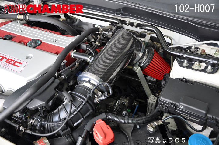 ZERO1000 POWER CHAMBER T-2 RED For HONDA CIVIC TYPE R EP3 102-H015 