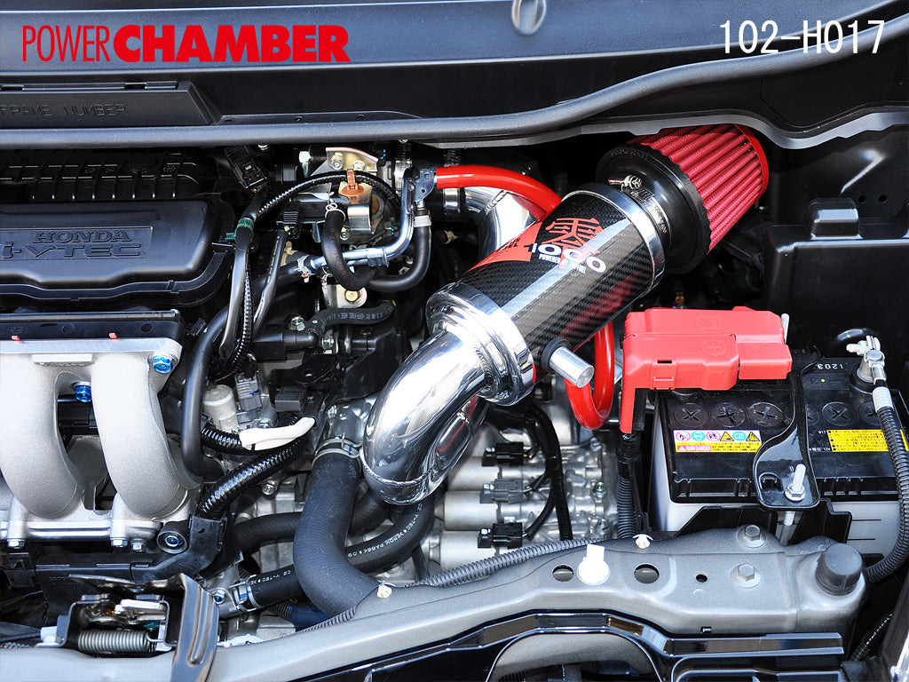 ZERO1000 POWER CHAMBER T-2 RED For HONDA FIT GE6 7 102-H017 