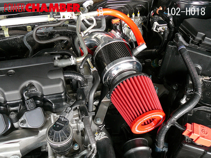 ZERO1000 POWER CHAMBER T-2 RED For HONDA STREAM RN8 102-H018