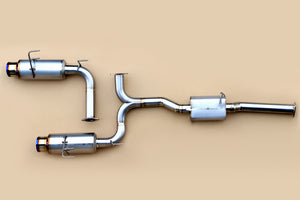 M&M HONDA SUPER TITANIUM EXHAUST VERSION 2 TYPE TWIN 70-115Φ FOR S2000 AP1 AP2 00500-AP1-M002-70-115W
