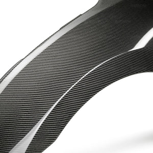 M&M HONDA CARBON FRONT FENDER GENUINE SHAPE SEIBON FOR CIVIC FK8 01100-FK8-SE16