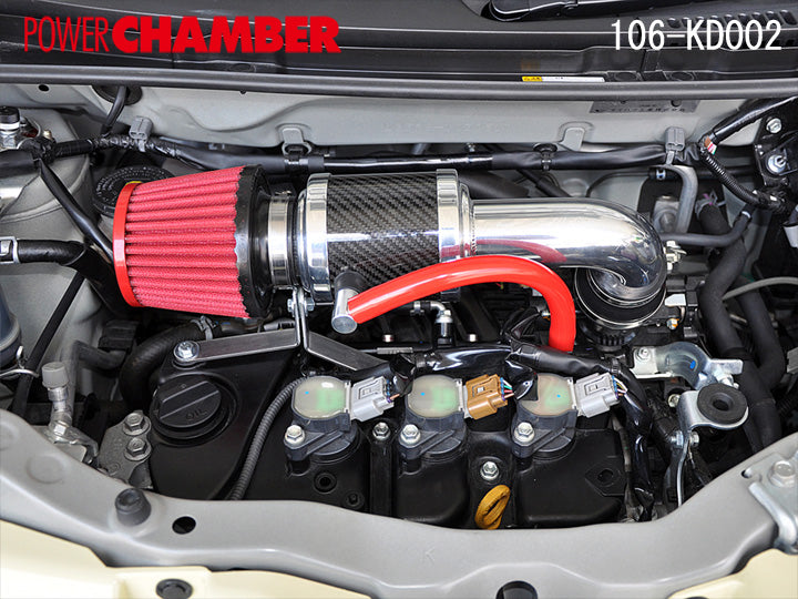ZERO1000 POWER CHAMBER K RED For DAIHATSU TANTO CUSTOM L375S 106-KD002