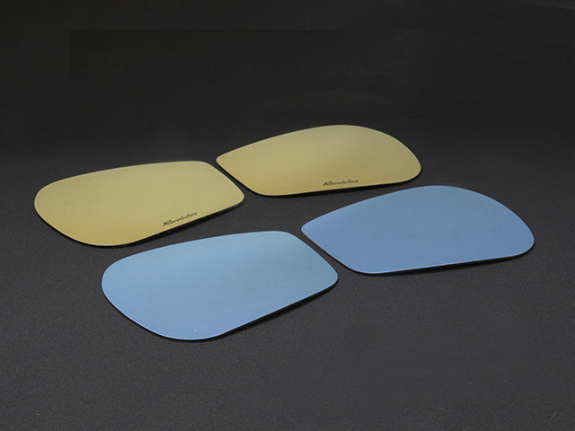 REVOLUTION WIDE DOOR MIRROR LENS YELLOW GOLD FOR TOYOTA 86 SUBARU BRZ ZN6 ZC6 RZN6-WDM-YG