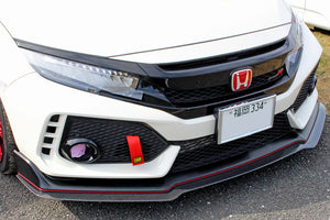 M&M HONDA CARBON FRONT UNDER SPOILER TYPE CV SEIBON FOR CIVIC FK8 01100-FK8-SE02CV